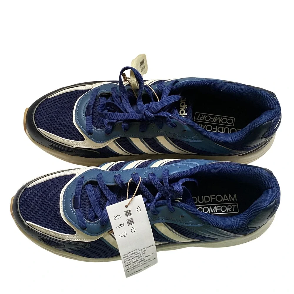 Adidas Eclyptix 2000 Mens Blue White Cloudfoam Running Shoes Sneakers 10.5 NWOB